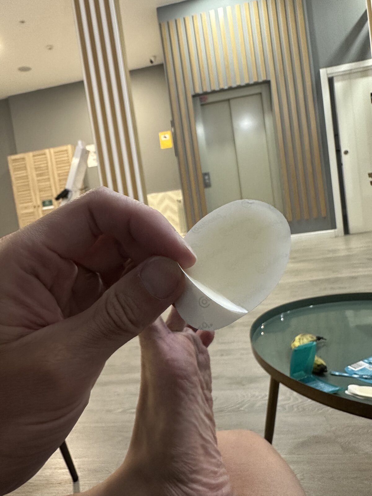貼在水泡上的人工皮