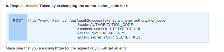 linkedin oauth2.0
