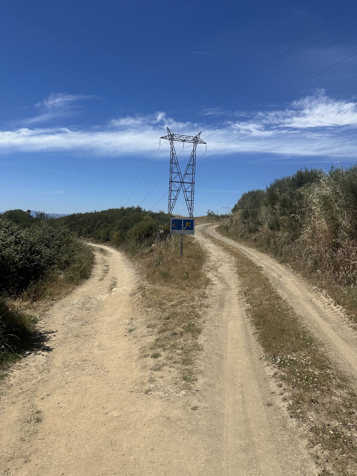 岔路，兩條都是土路